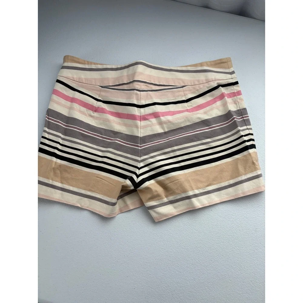 Cynthia Rowley Striped Shorts High Waist‎ Casual Size 6 - Picture 2 of 5